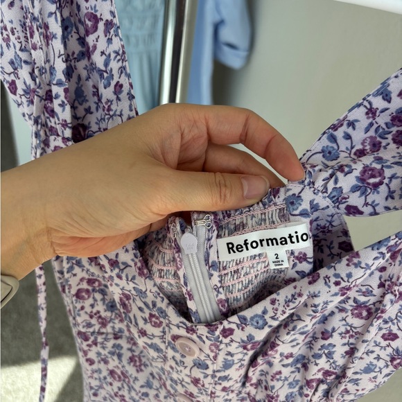 NWT Reformation Lorelei Dress Size 2 in Muse - Picture 4 of 7